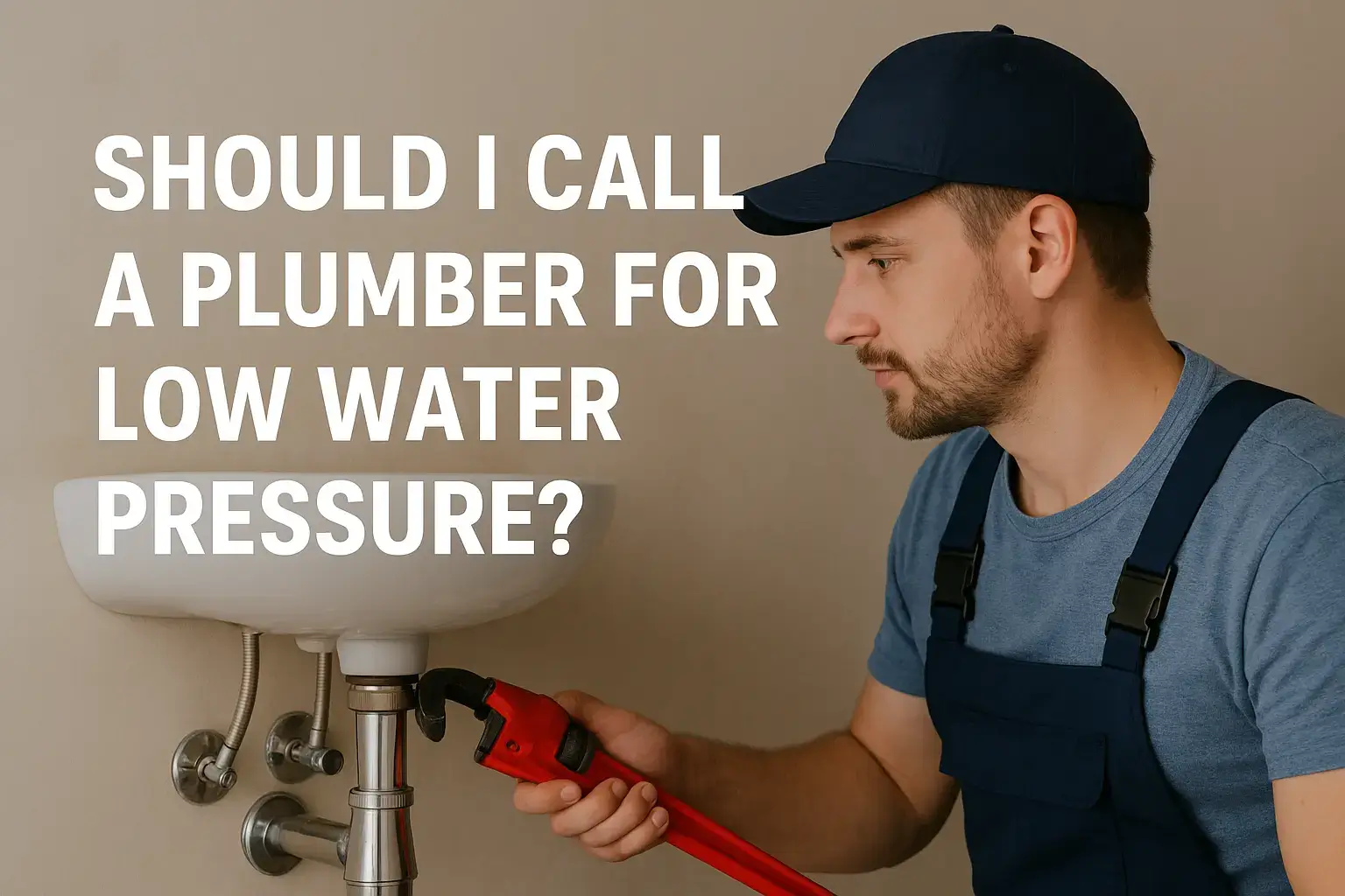 Plumber for low water pressure