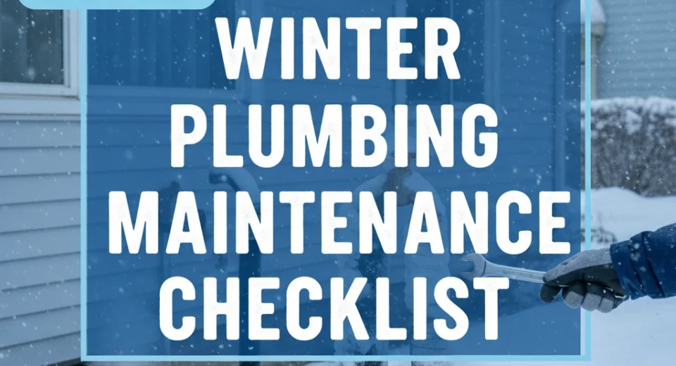 Winter Plumbing Maintenance Checklist