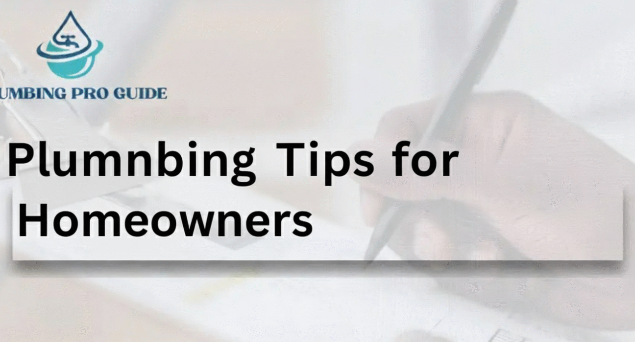 Plumbing Tips For Homeowners
