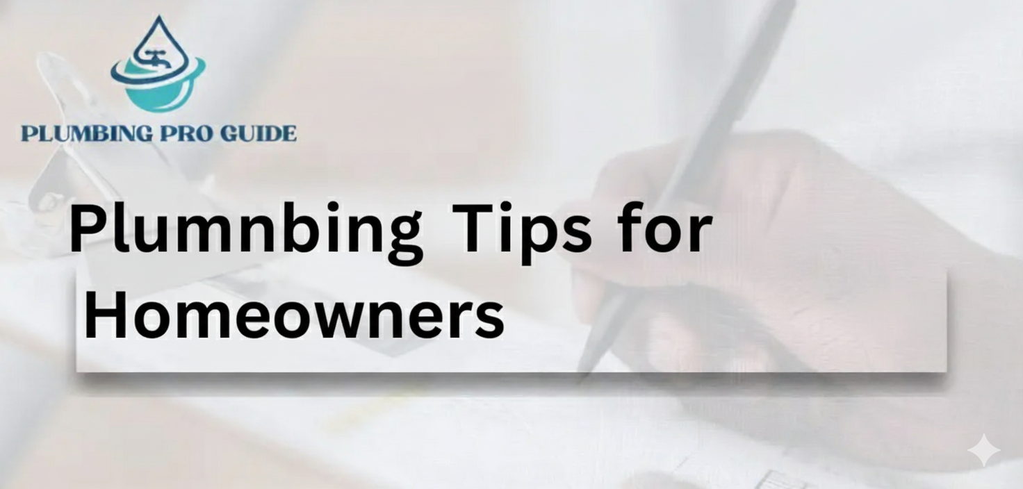 Plumbing Tips For Homeowners