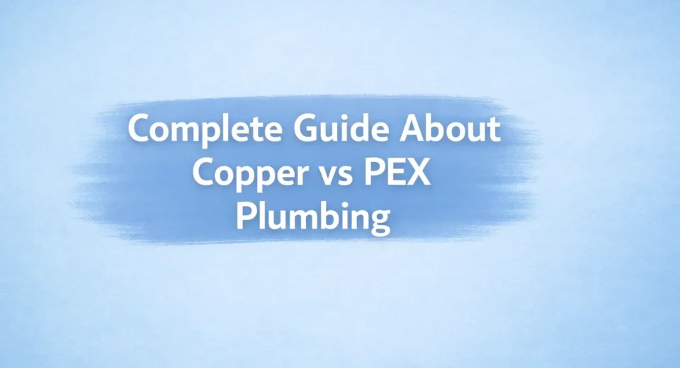Copper vs Pex Plumbing
