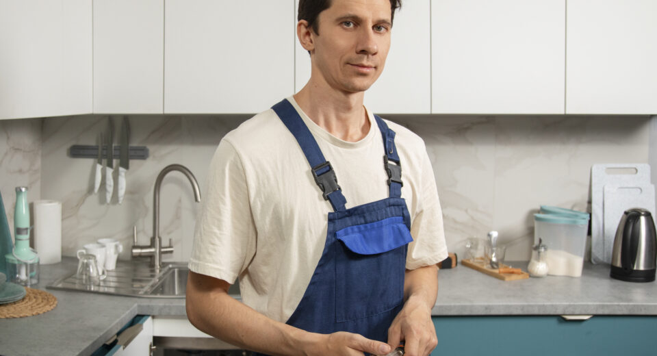 plumber and dish washer