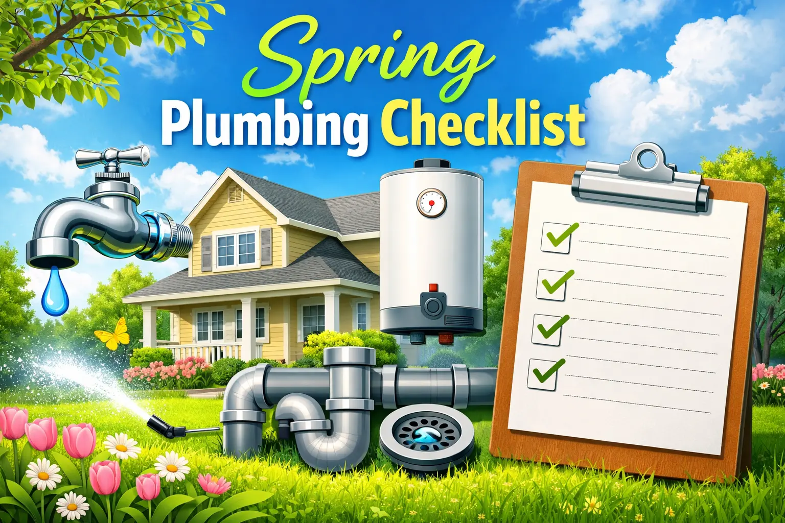 Spring Plumbing checklist for homeowners after winter